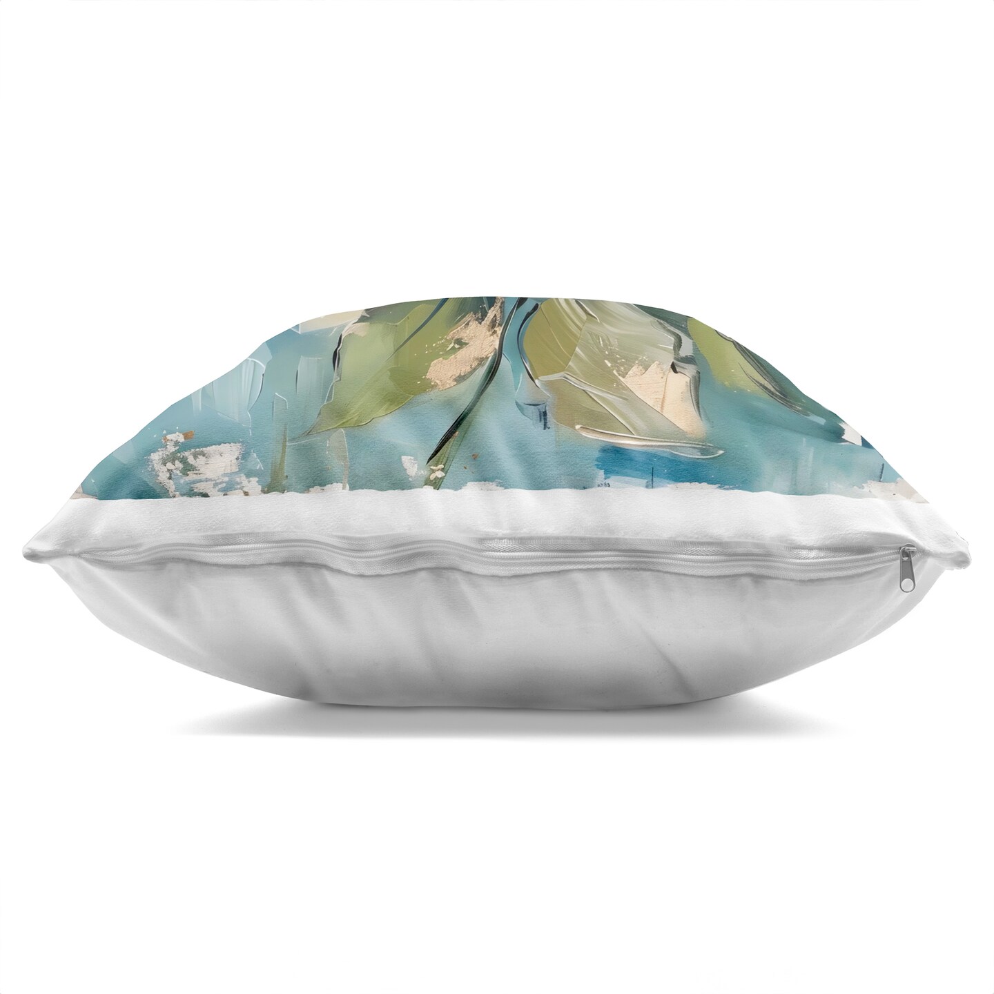 Stupell Industries White Floral Blues Indoor Pillow, 18 x 7 x 18