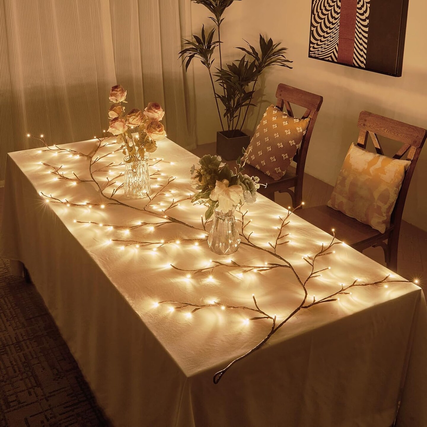 Enchanted Willow Vine Lights 9.3ft 160LED Branches Lights for Christmas