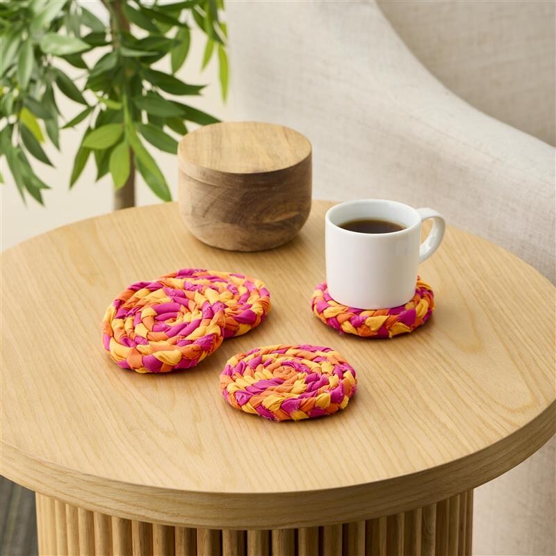 Sunday MakeBreak: Braided Coaster