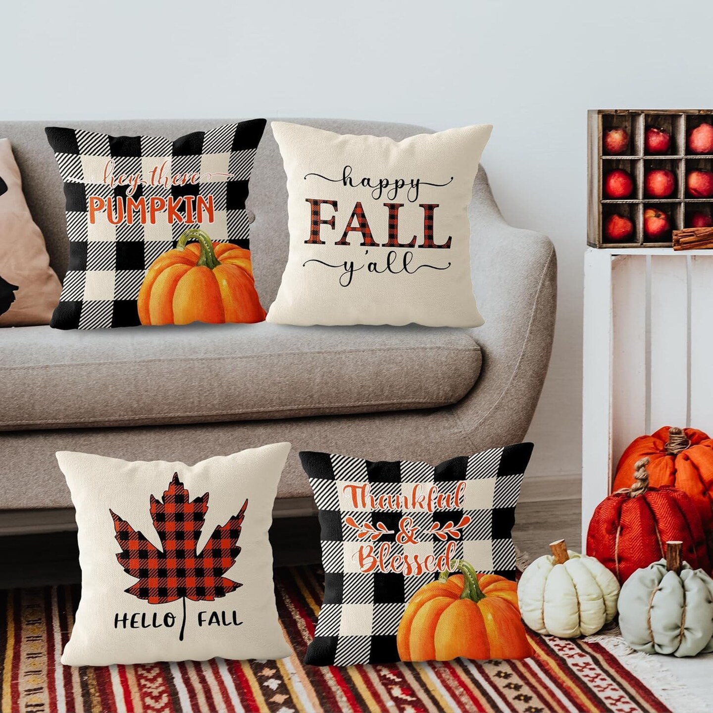 Fall Throw Pillow Covers