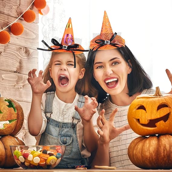 8 Pieces Halloween Headbands - Assorted