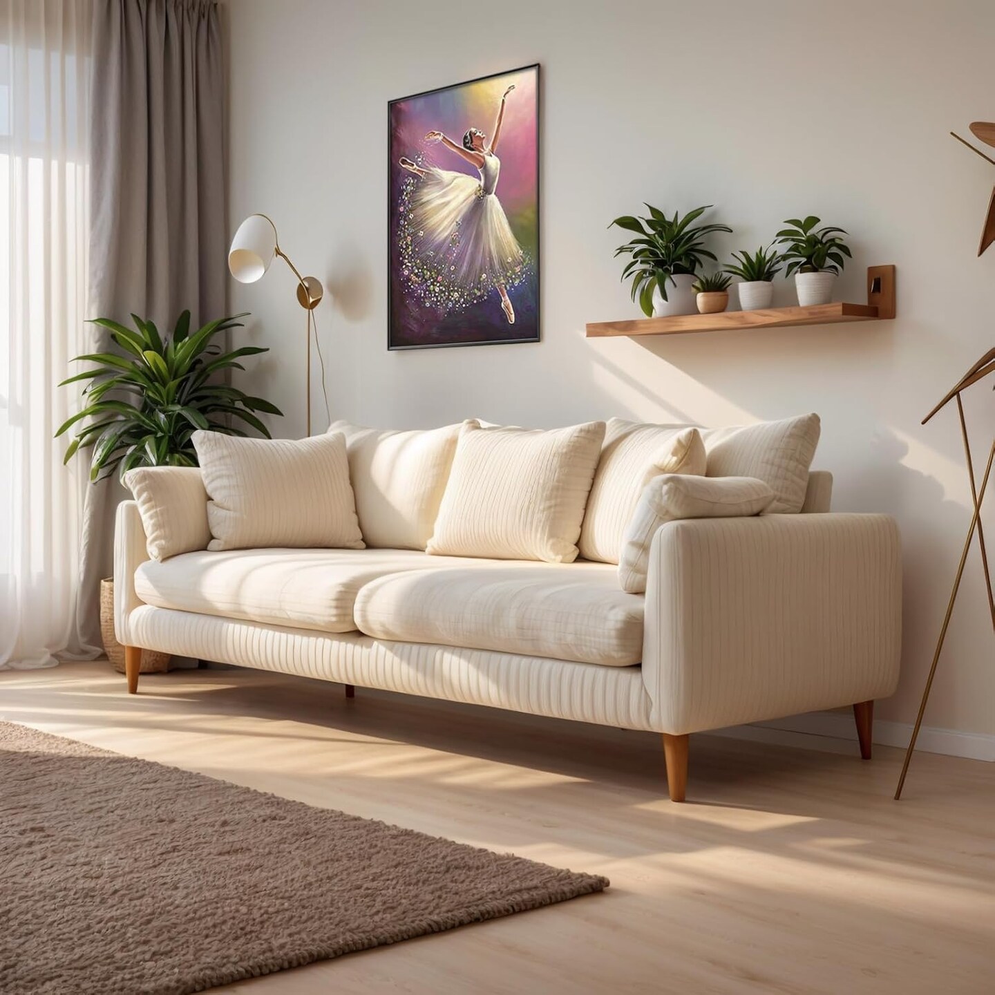 5D DIY Full Drill Ballet Dancer Diamond Art Gift for Adult ,(30x40cm/12x16inches)