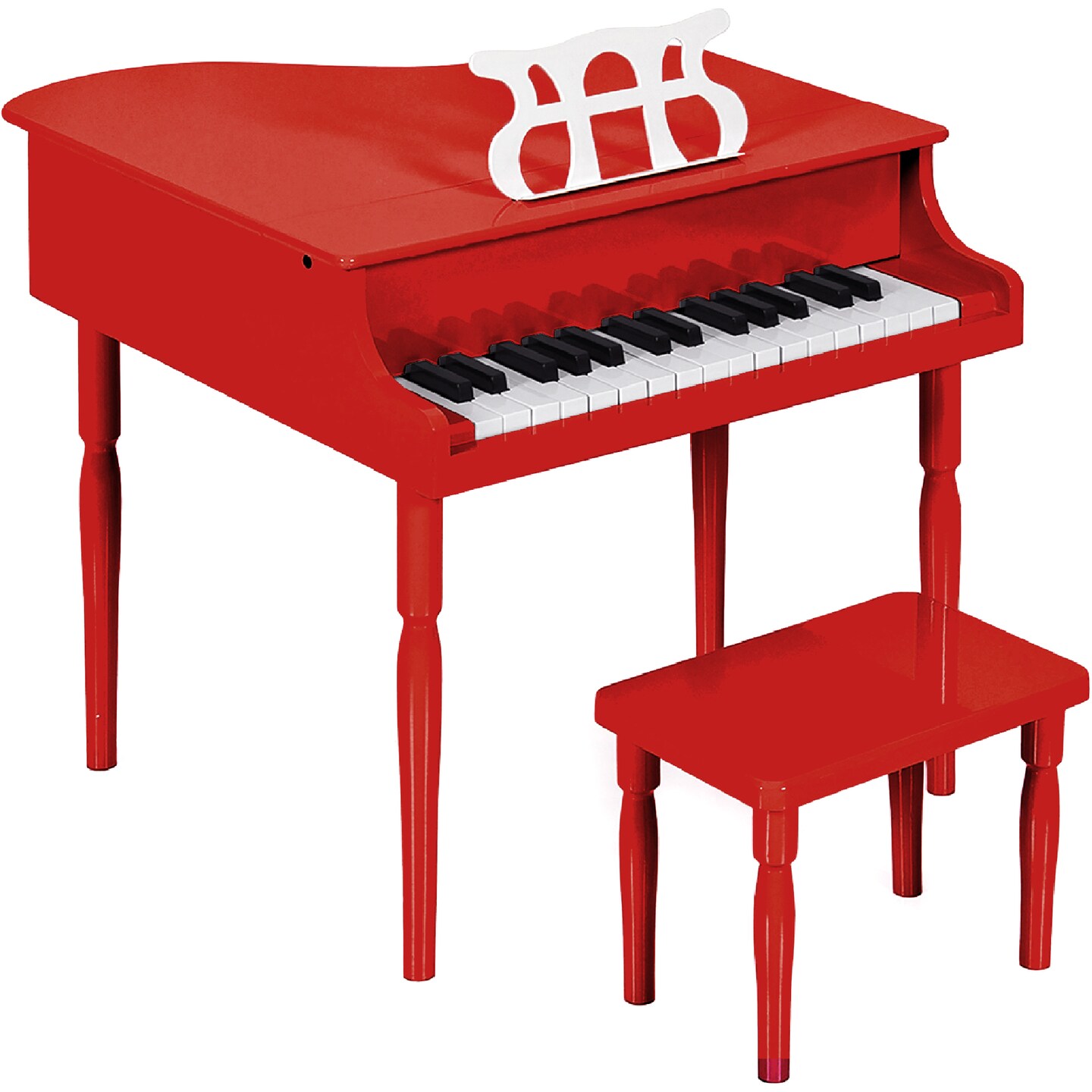 Best Choice Products Kids Classic 30-Key Mini Piano w/ Lid, Bench, Folding Music Rack, Song Book, Stickers