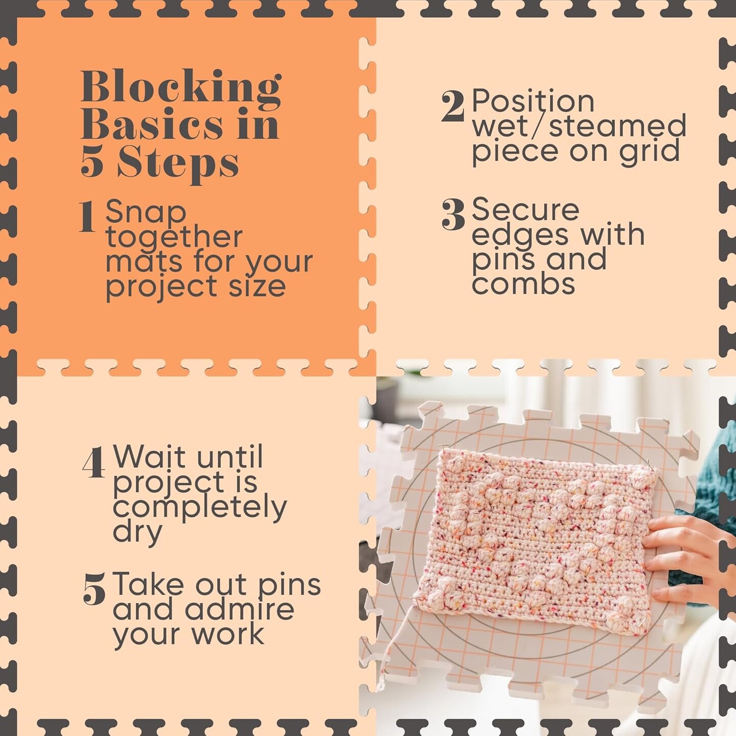 Blocking Mats for Knitting &#x26; Crochet