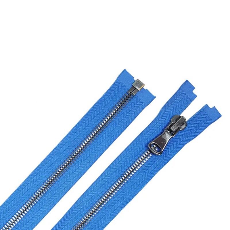 5MM or 8MM One-Way Separating Open Bottom Zipper 28 Inche