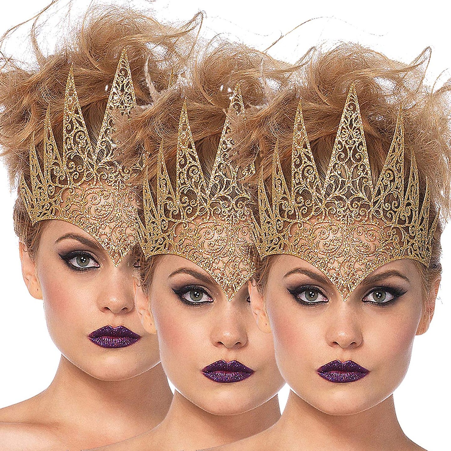 Gold Die Cut Royal Crown for Adults