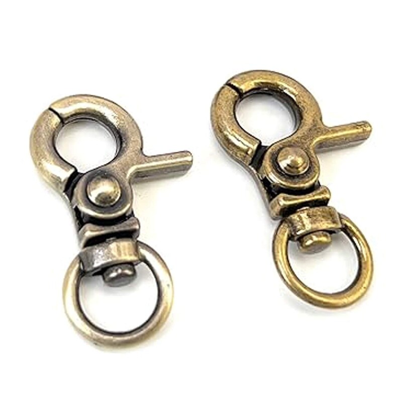 Lobster Clasp Hook &#x2013; 2 5/8 Inches Antique Brass Finish