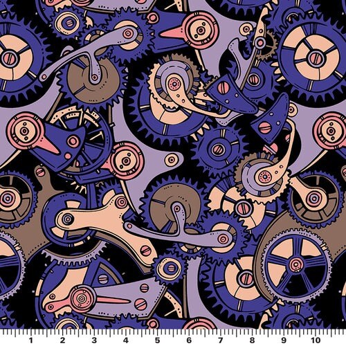 Grind My Gears Printed Spandex Fabric