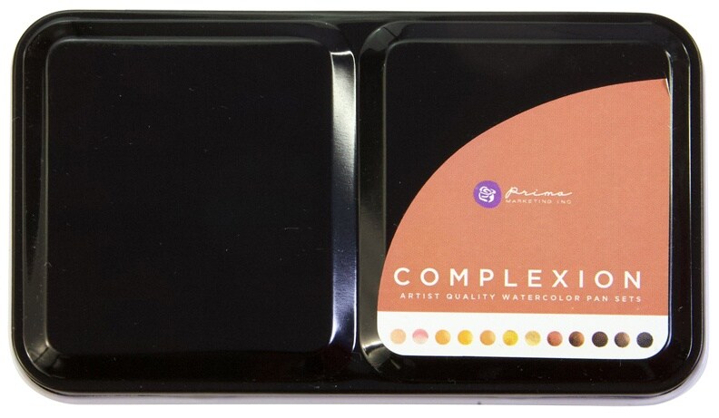 Prima Watercolor Confections Watercolor Pans 12/Pkg-Complexion