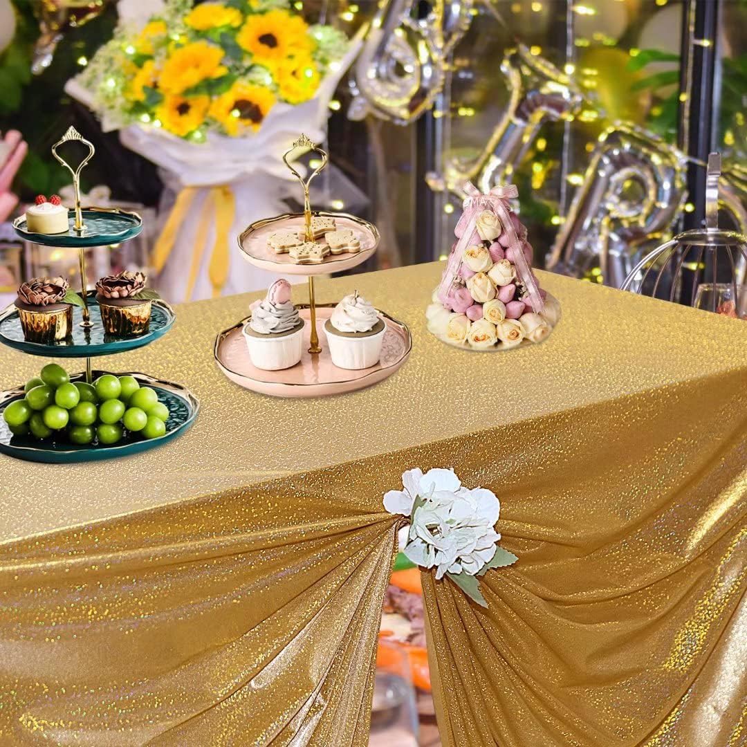 Gold Sequin Tablecloth