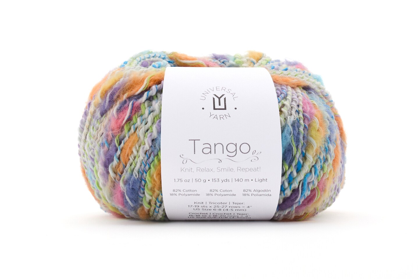 Tango by Universal Yarn - Cotton Blend - Light/DK - Thick/Thin Yarn - 8 Colors
