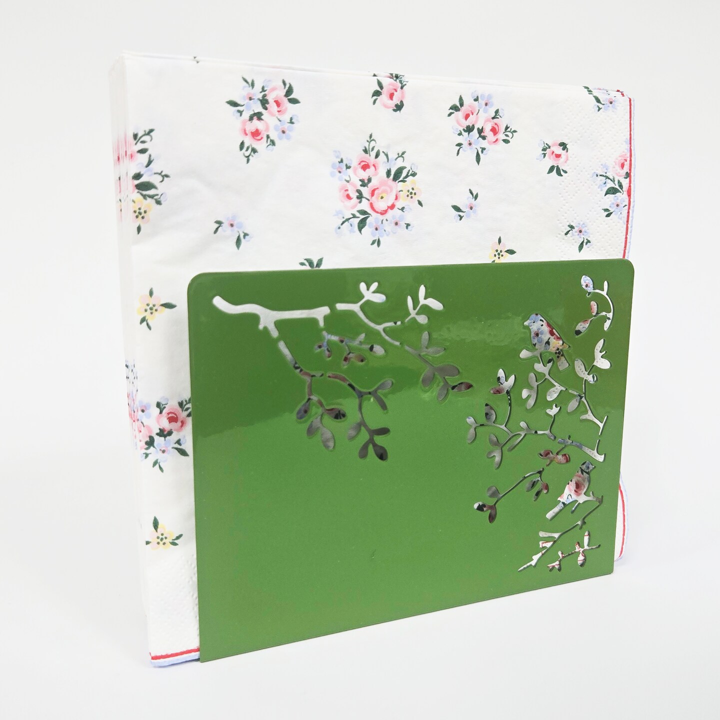 Mango Steam Songbird Tabletop Napkin & Letter Holder for Home, Kitchen, Restaurants