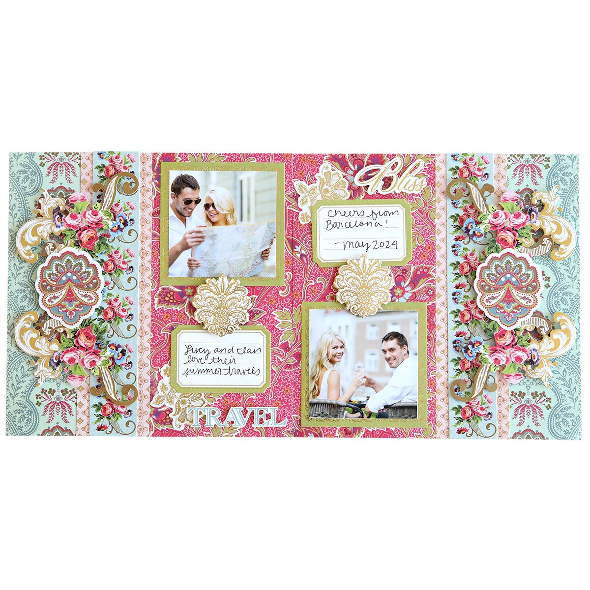 Simply Paisley Mini Album and Materials