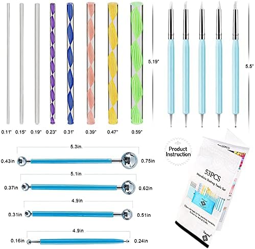 Mandala Dotting Tools Set for Painting Rocks,Mandella Art and Drafting Art Supplies