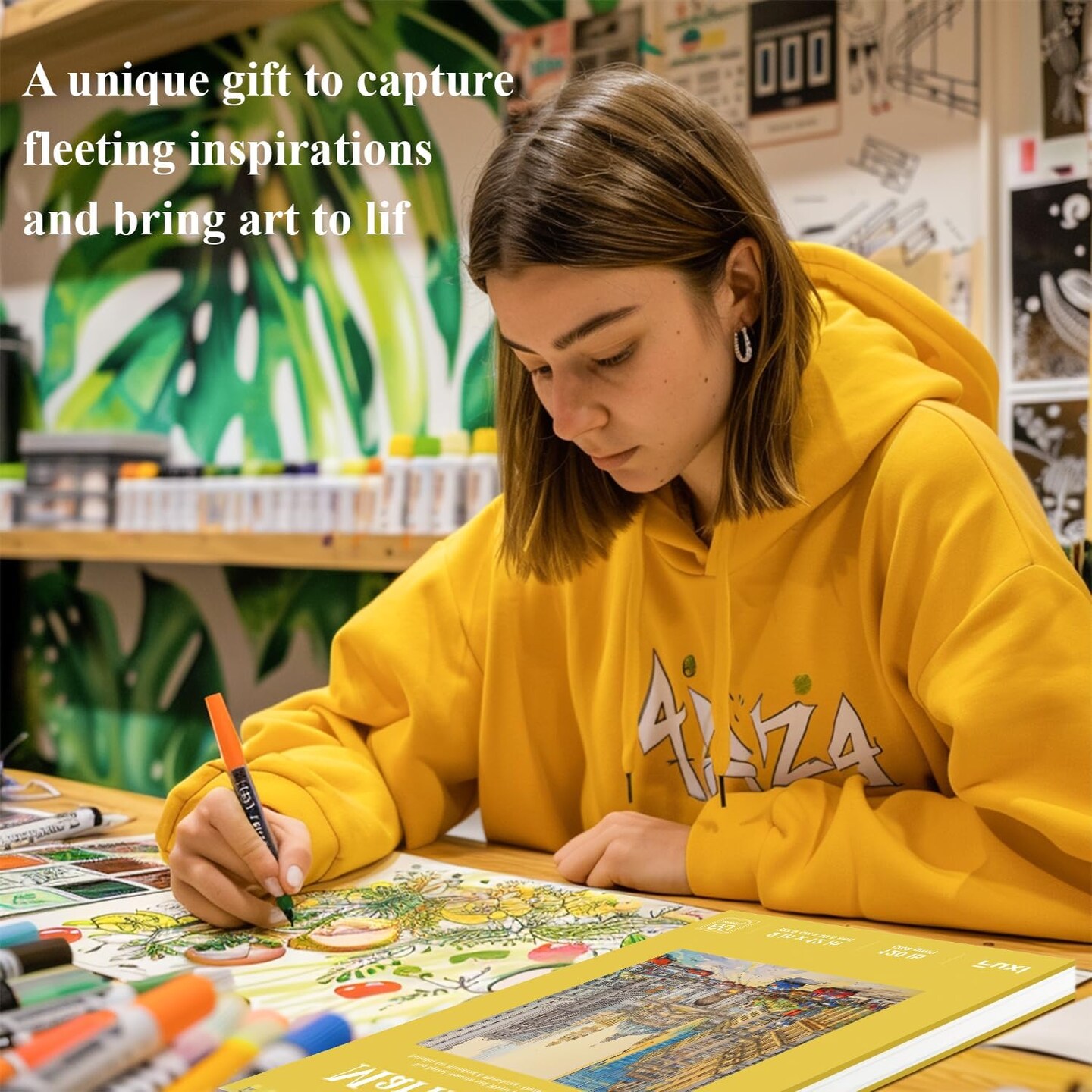 Marker Paper Sketchbook 9x12 Bleedproof 60 Sheets 120lb Alcohol Marker Pad