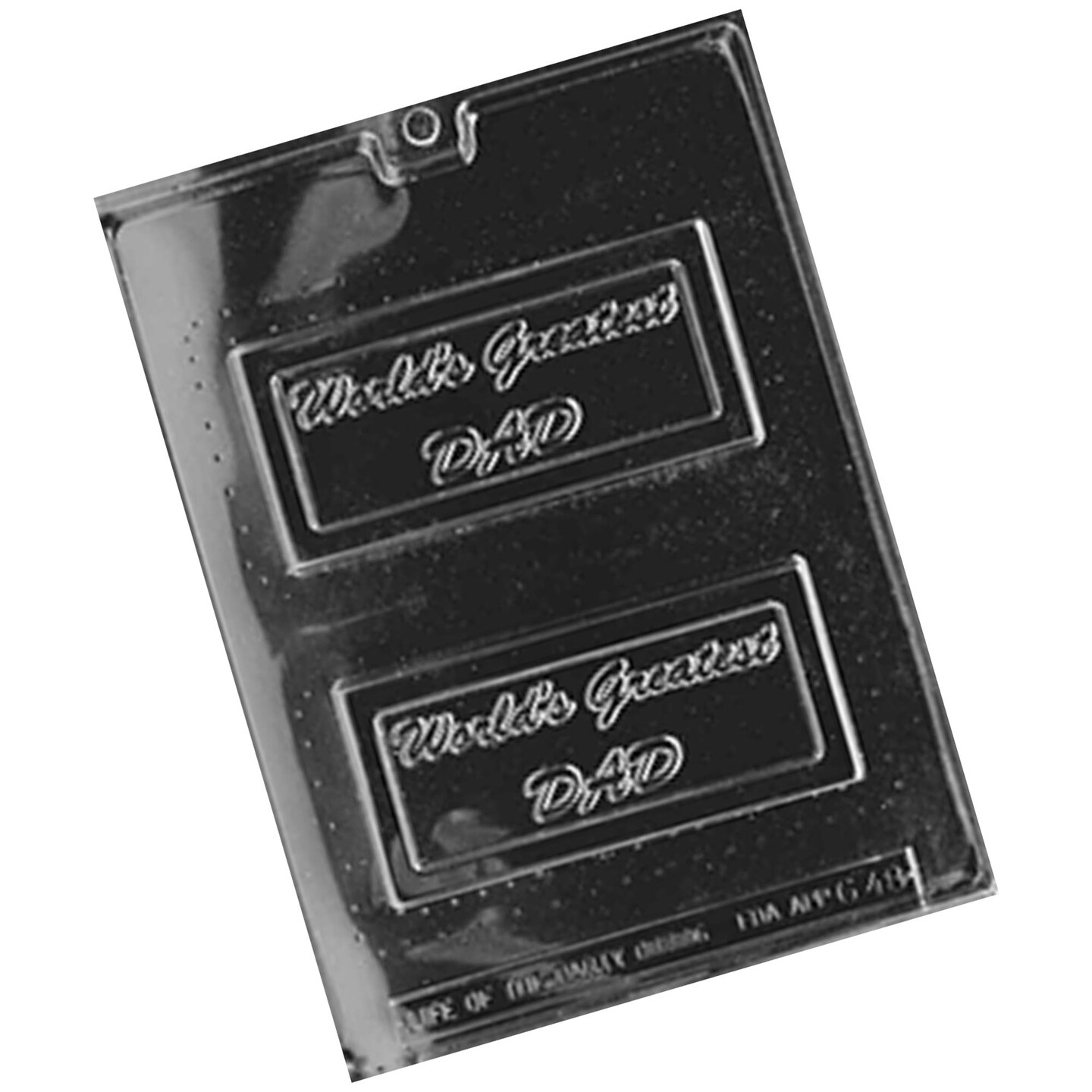 World&#x27;s Greatest Dad Gift Card Chocolate Mold