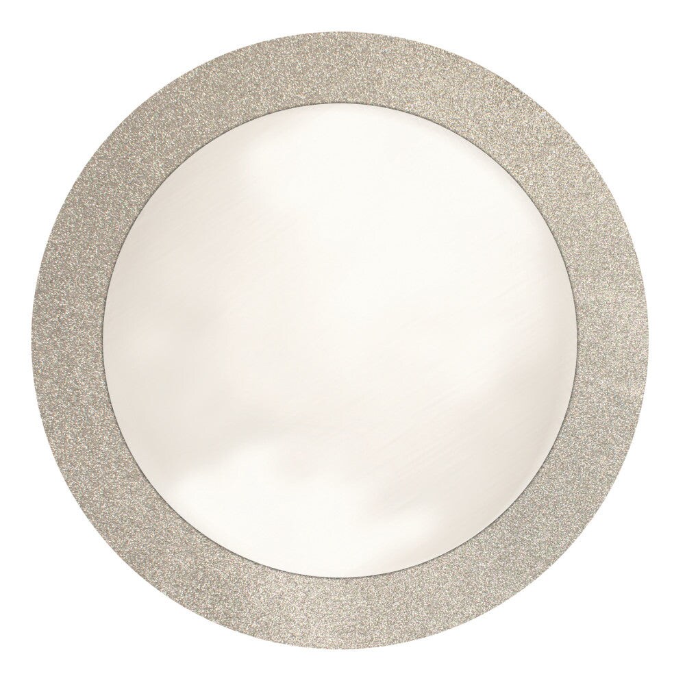 96 pc Bulk Silver Glitter Placemats with Glitter Border