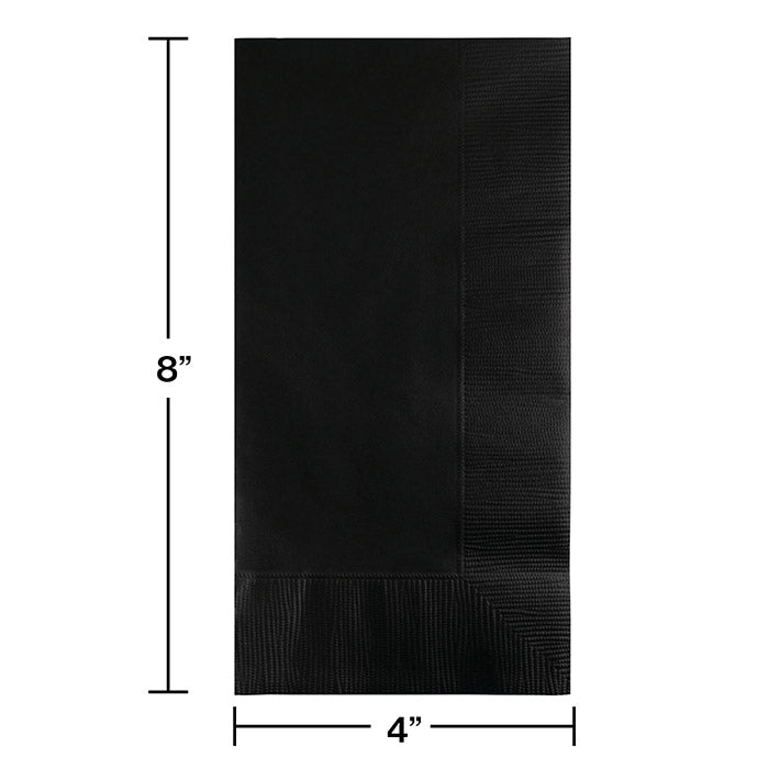 600 pc Bulk Black Velvet 2 Ply Dinner Napkins