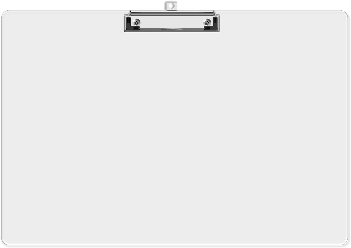 Extra Large Clipboard, 11 x 17 Clear Plastic Drawing Boards, Horizontal Clip Board, Landscape Layout, Suitable for Sketching, Watercolor. Drafting & Art Supply