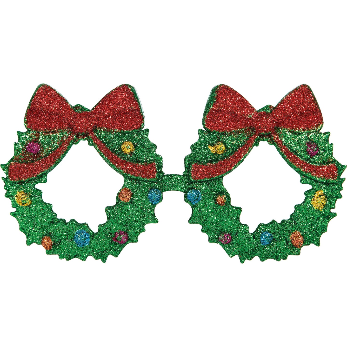 12 pc Bulk Christmas Wreaths Christmas Glasses Favor