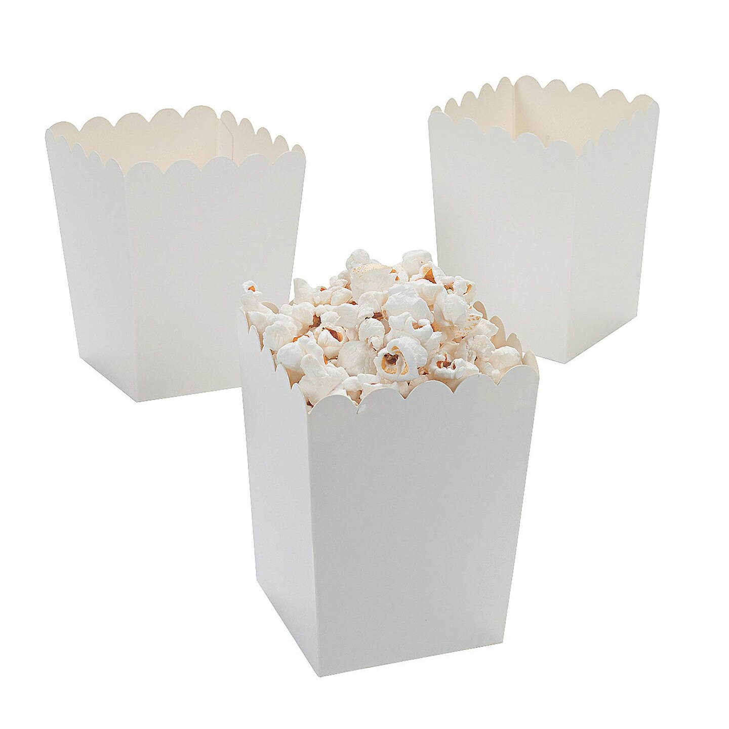 4th of July Red Mini Cardstock Popcorn Boxes 24 Count