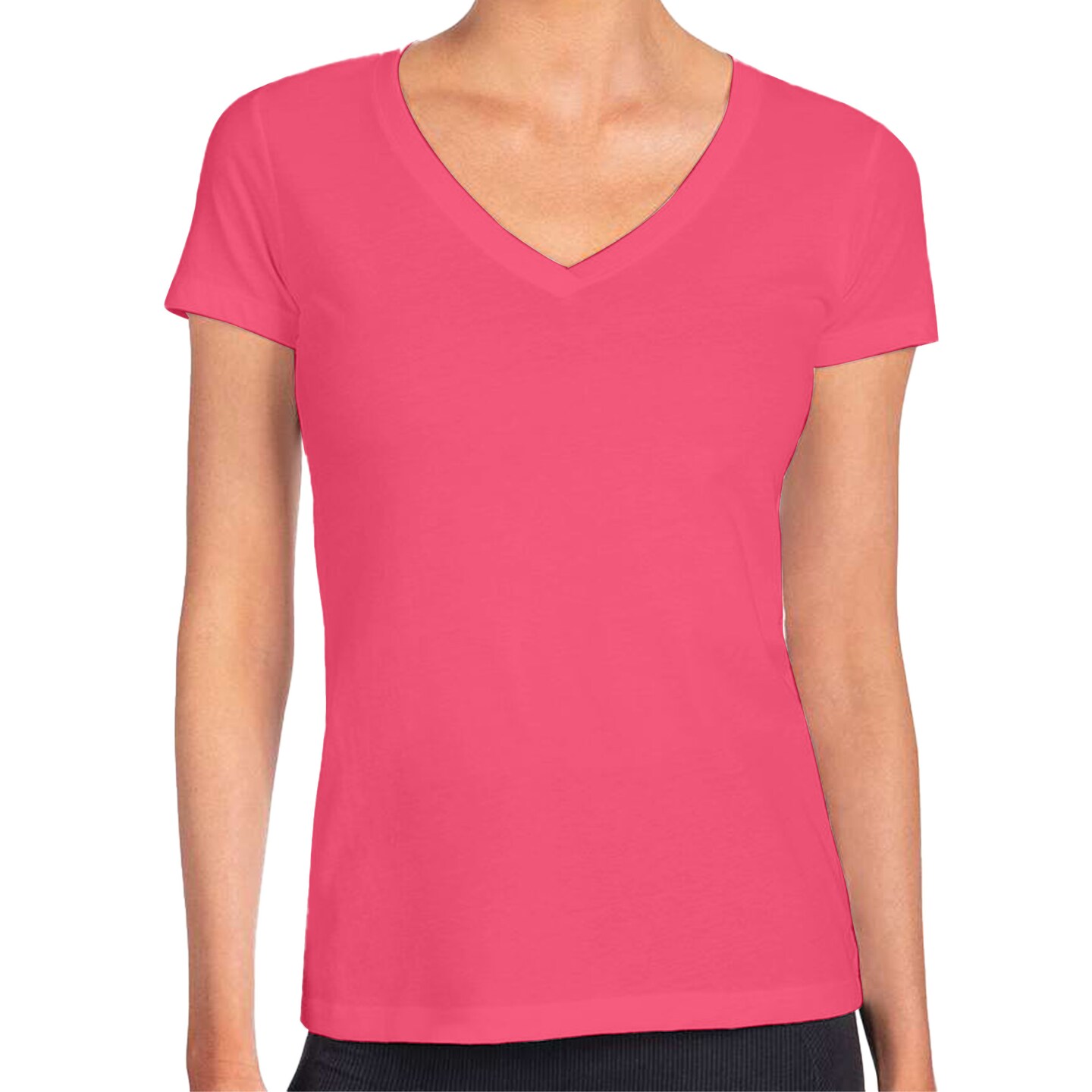 Next Level Women's Ideal V-Neck T-Shirt, Craft Light Solid