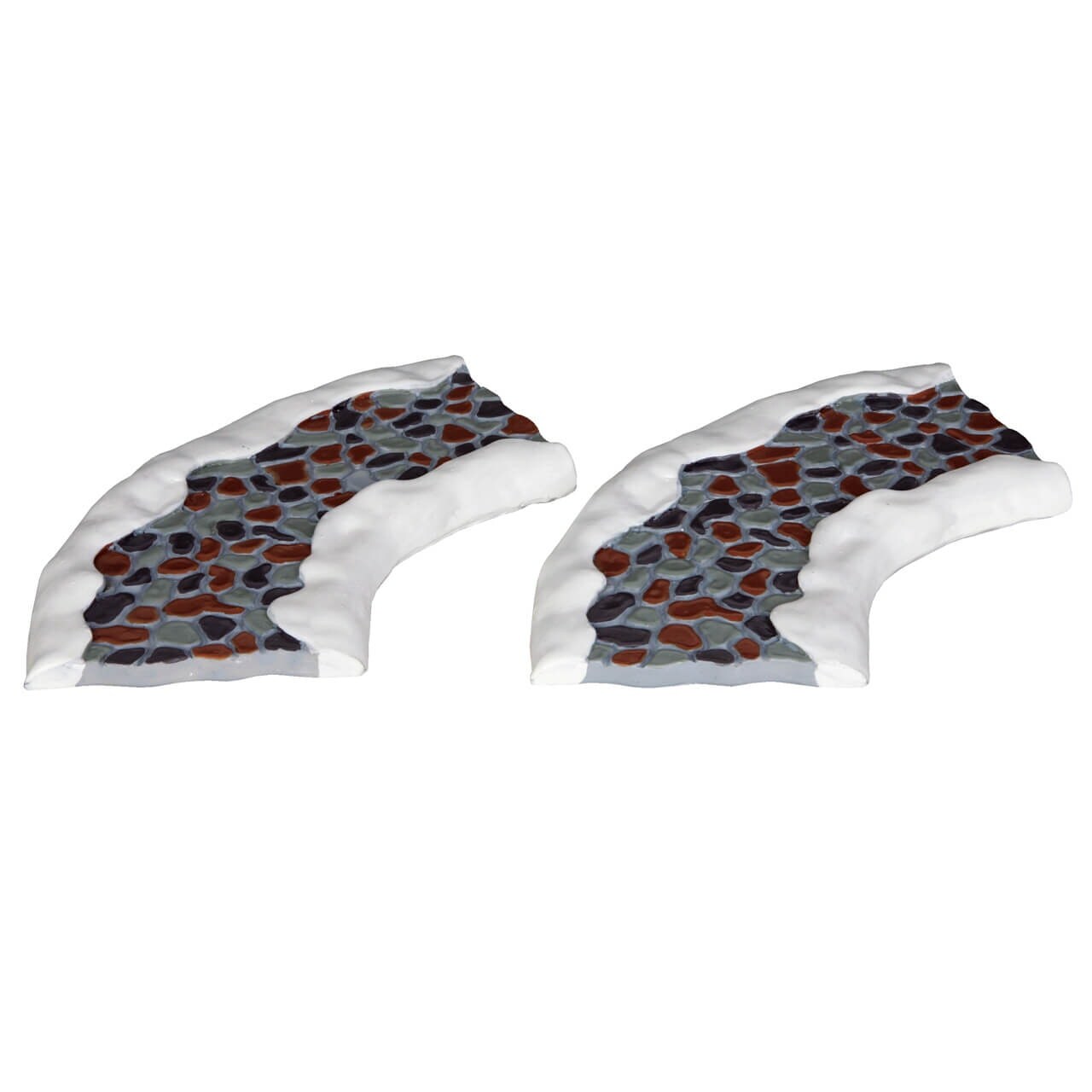 Lemax Stone Road - Curved - 2 Piece Set