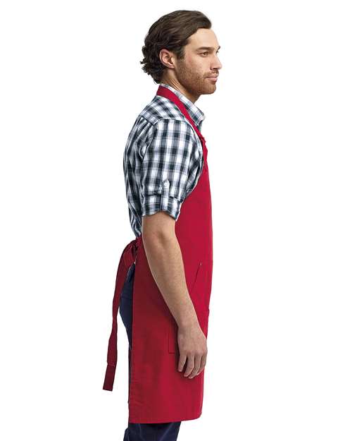 Artisan Collection by Reprime® Calibre Heavy Cotton Canvas Pocket Apron with Adjustable Neck Strap