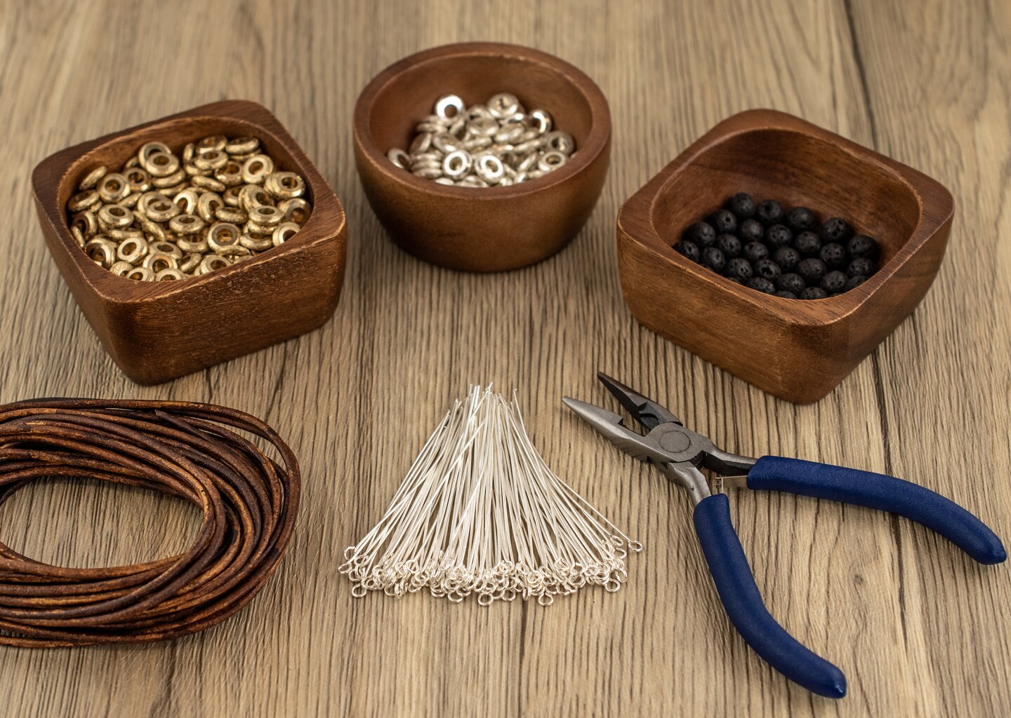 The Bead Chest Silver 21 Gauge 3 Inch Eye Pins (Approx 100 pieces)