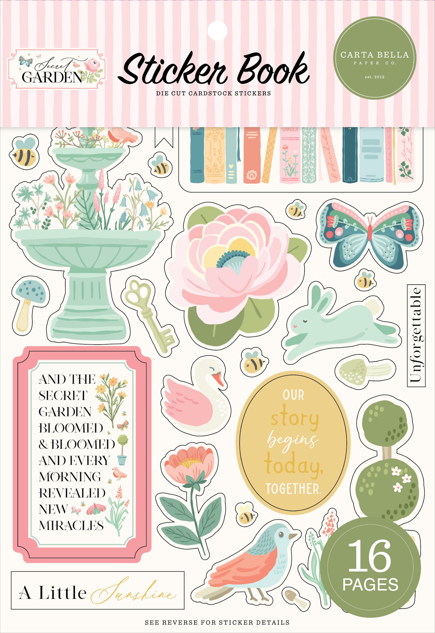 Secret Garden Sticker Book