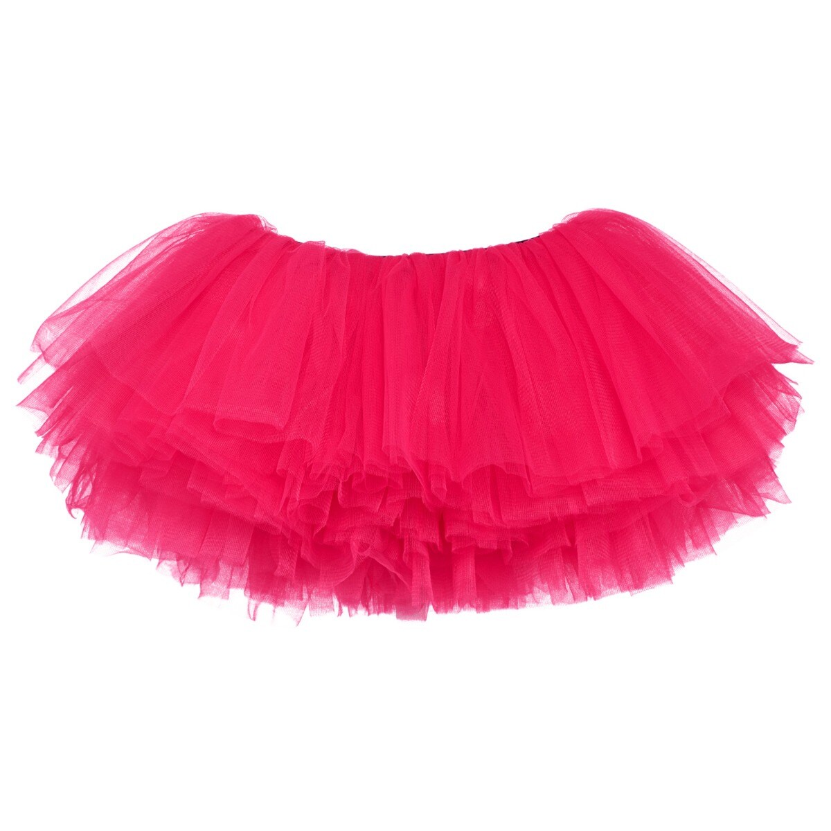 Big Girls Tutu 10-Layer Short Ballet Hot Pink