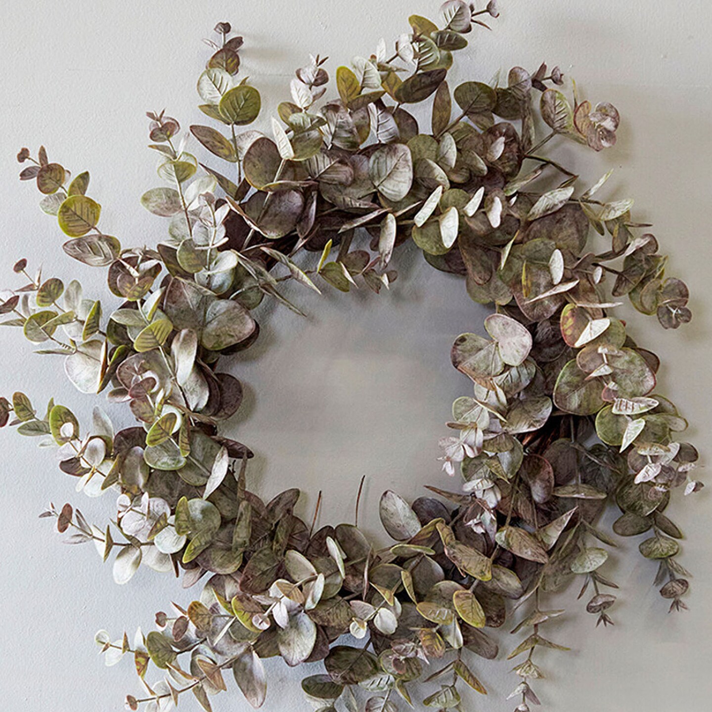 24" Eucalyptus Wreath Fresh & Elegant Greenery Door and Wall Decor