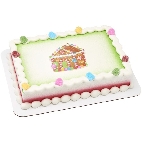Gingerbread House and Man Layon 2ct