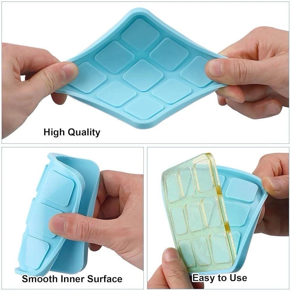 Tic Tac Toe Resin Mold Set with X &#x26; O Silicone Pieces