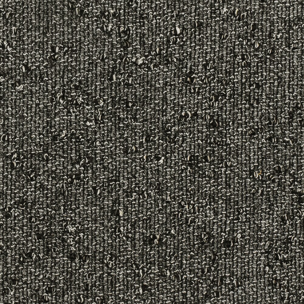 Basic Black-Ivory Textured Semi-Sheer Woven Fabric By the Yard