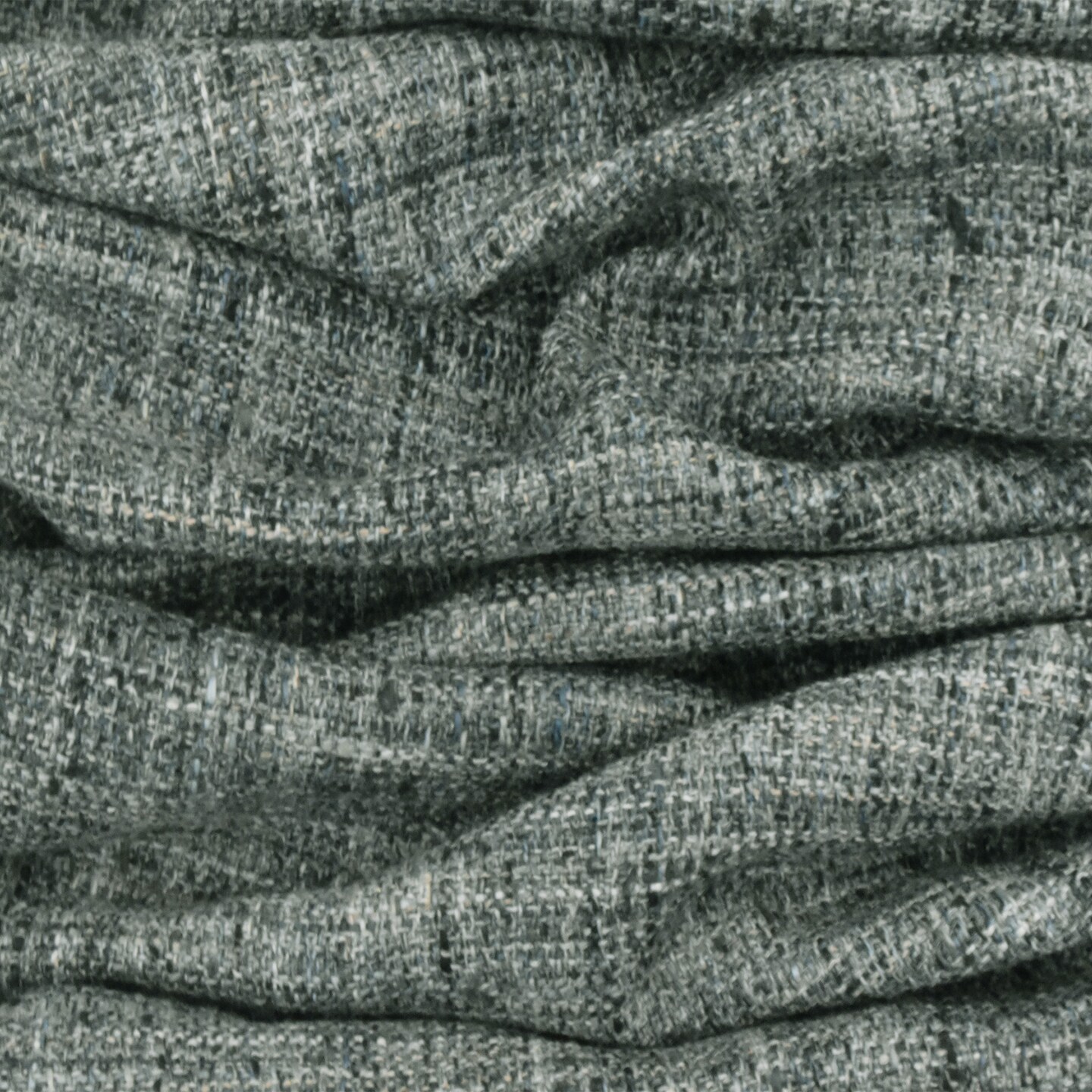 Night Blue-Multi Textured Cross-Hatch Dobby Decorating Fabric By the Yard