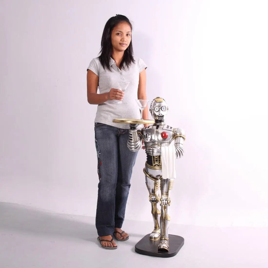 Android Robot Droid Butler Small Statue