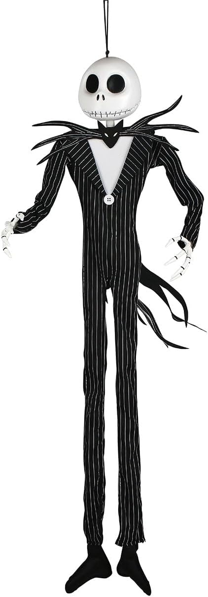 The Nightmare Before Christmas 36&#x22; Jack Skellington Poseable Hanging Figure