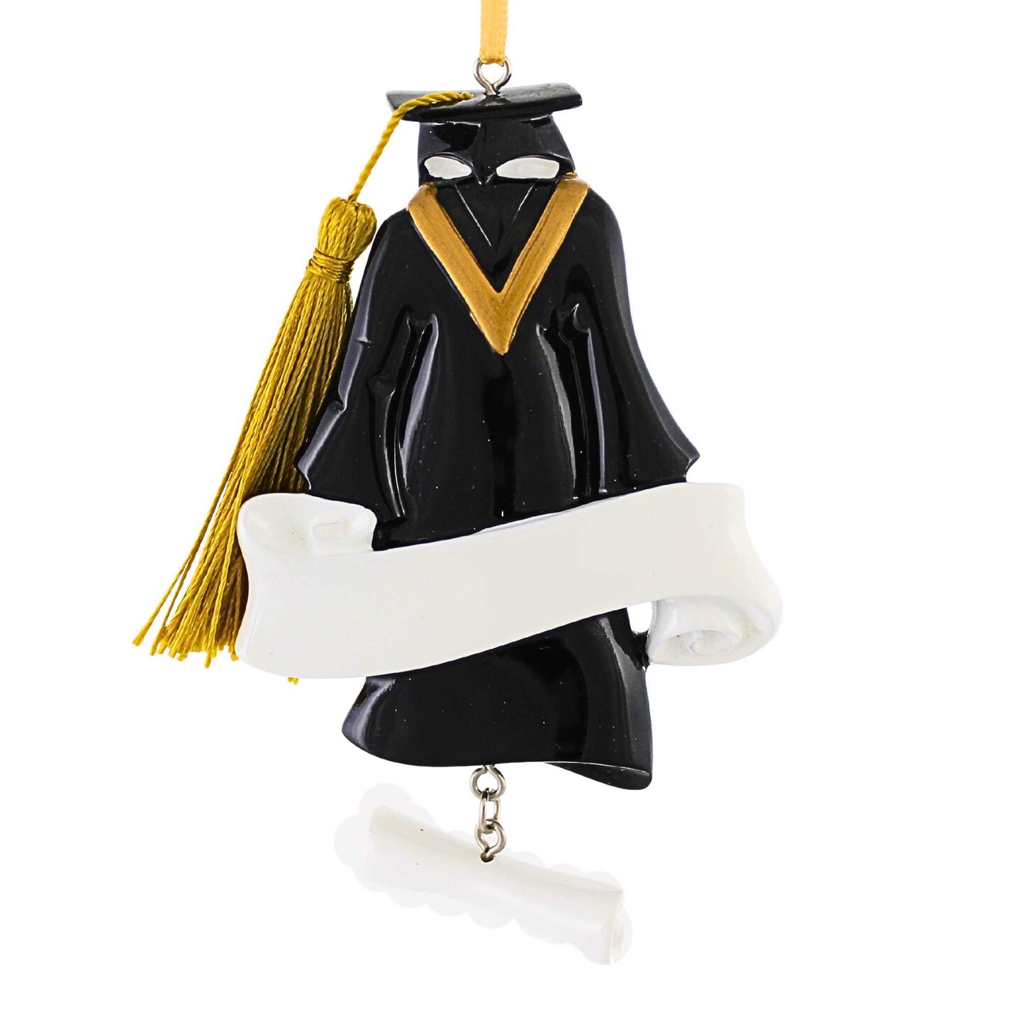 Polarx 4.0 Inch Grad Gown Christmas Tree Ornament , High School Collage