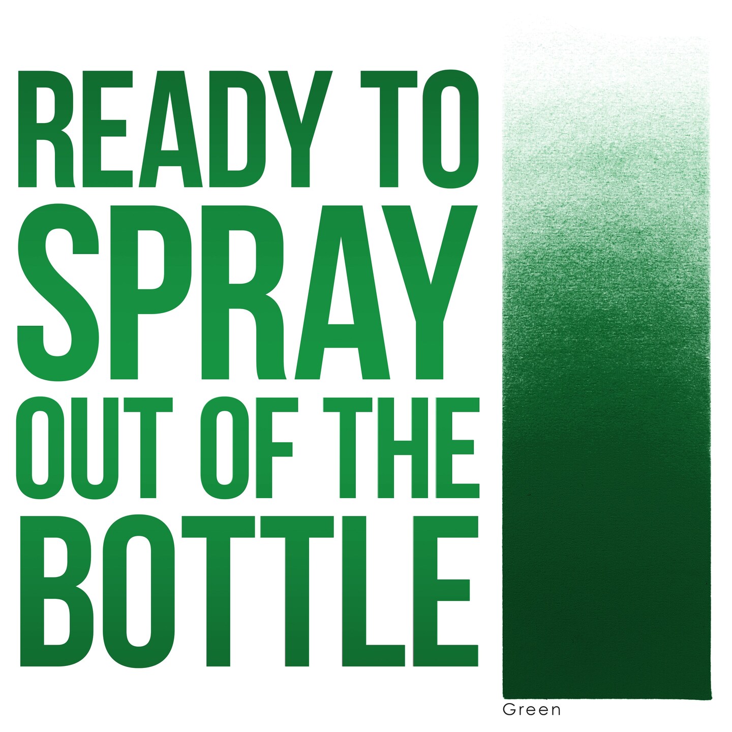 Green Airbrush Body Paint 8oz - Alcohol-Based, Waterproof, Body Paint for Adults, Cosplay, Temporary Tattoos