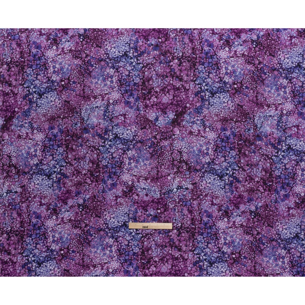 1 Yard Northcott Iris Bubbles Printed Quilting Cotton Fabric 43 Inches Width