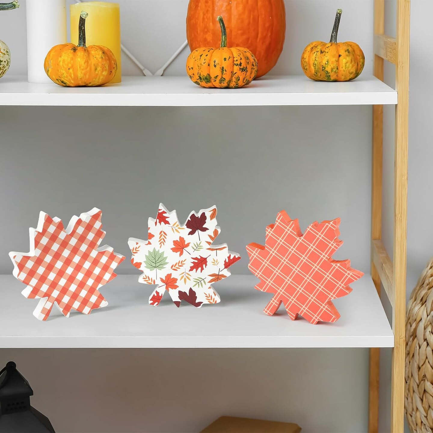 Fall Leaves Decorations Thanksgiving Table Decor