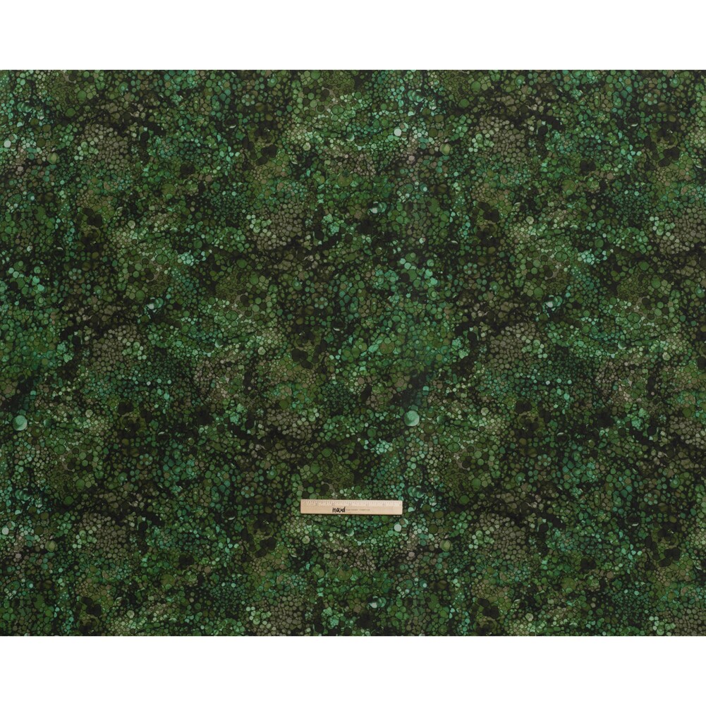 1 Yard Evergreen Bubbles Bliss Collection Printed Quilting Cotton 43 Inches Width