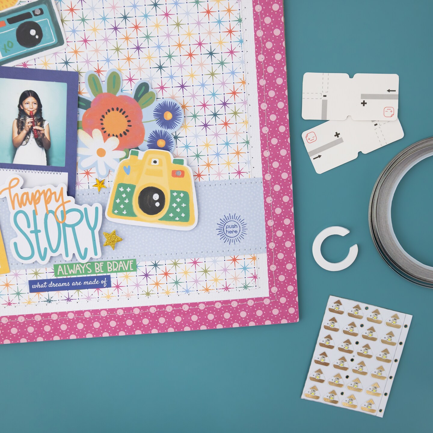 We R Chibitronics Mini Starter Kit-White/Blue/Pink/Yellow