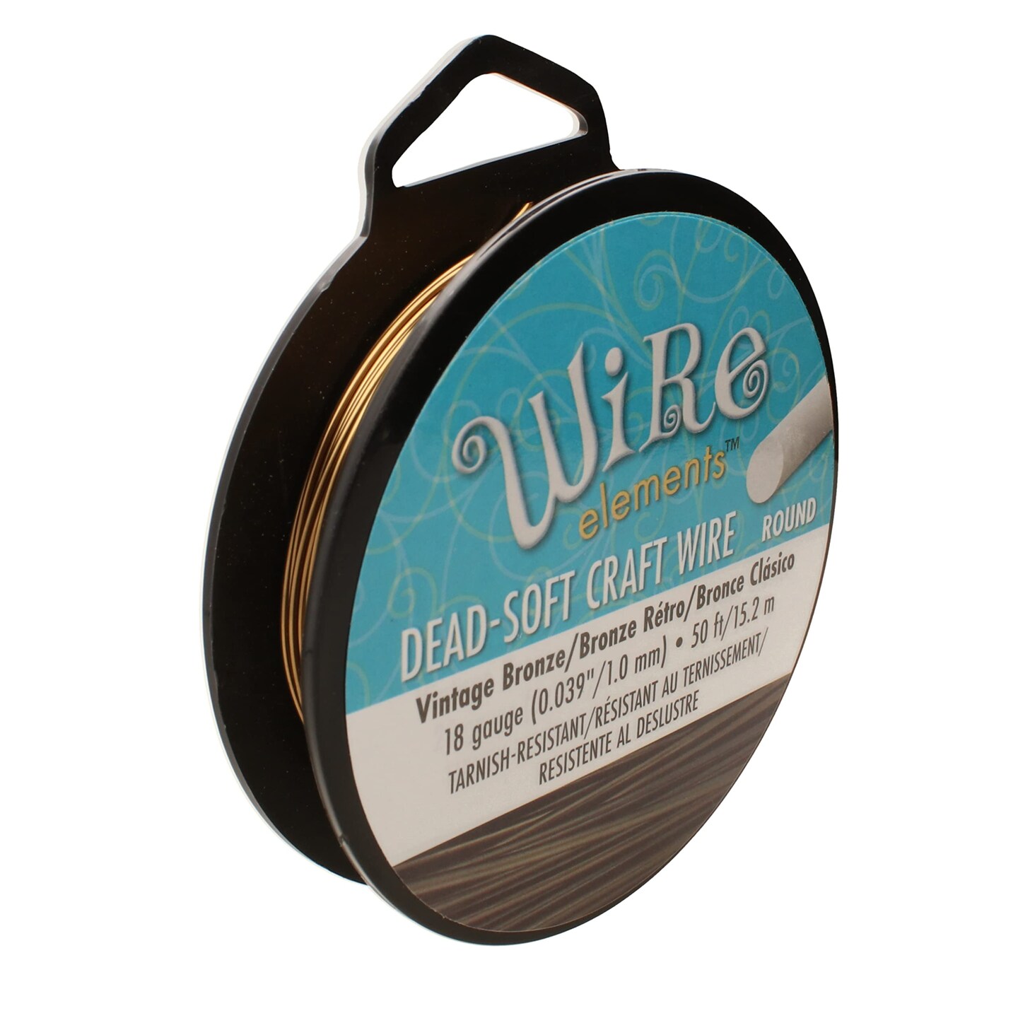 The Beadsmith Wire Elements Craft Wire – Tarnish Resistant, Soft Temper, Round