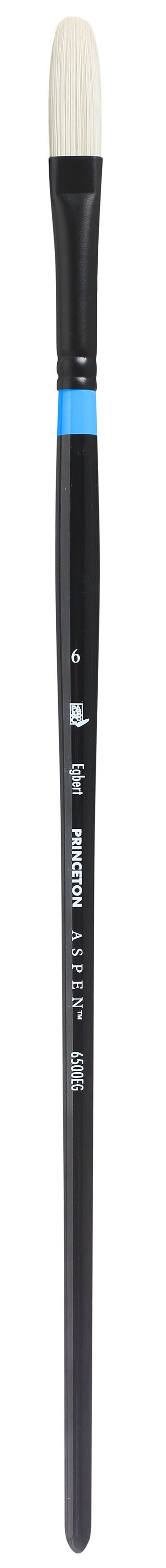 Princeton Series 6500 Aspen Synthetic Brush-Long Handle Egbert Size 6