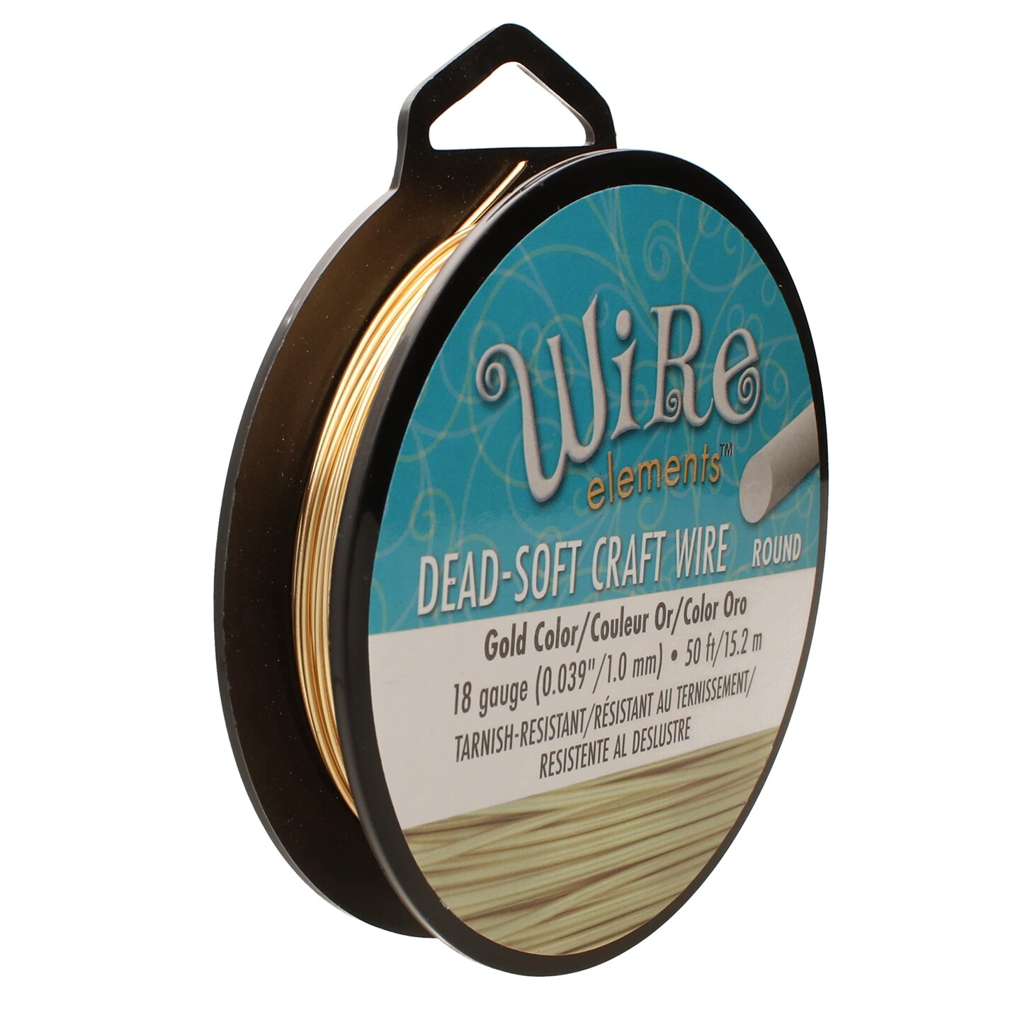 The Beadsmith Wire Elements Craft Wire – Tarnish Resistant, Soft Temper, Round