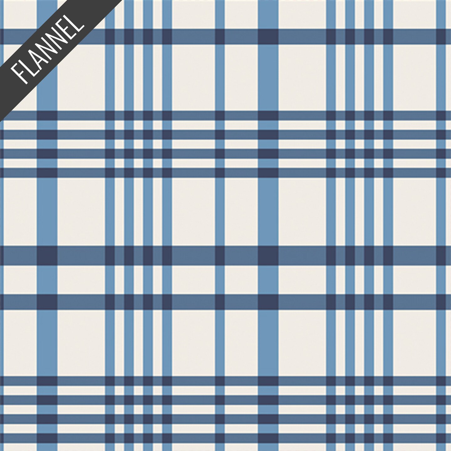 Happy Plaid Flannel in Sky (f24403a) | Art Gallery Flannel | AGF Studio | Art Gallery