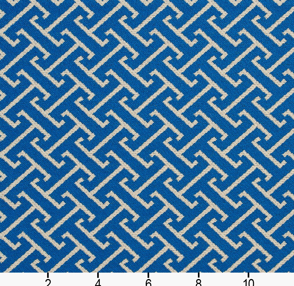 Upholstery Fabric - Blue Abstract & Geometric Upholstery Fabric 54 Inches"