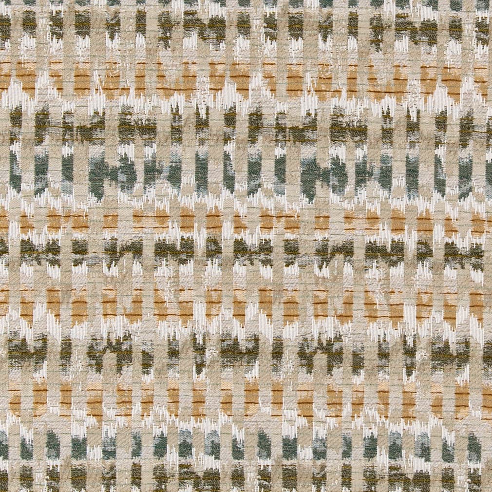 Fern - Green Abstract & Geometric Upholstery Fabric 54 Inches"